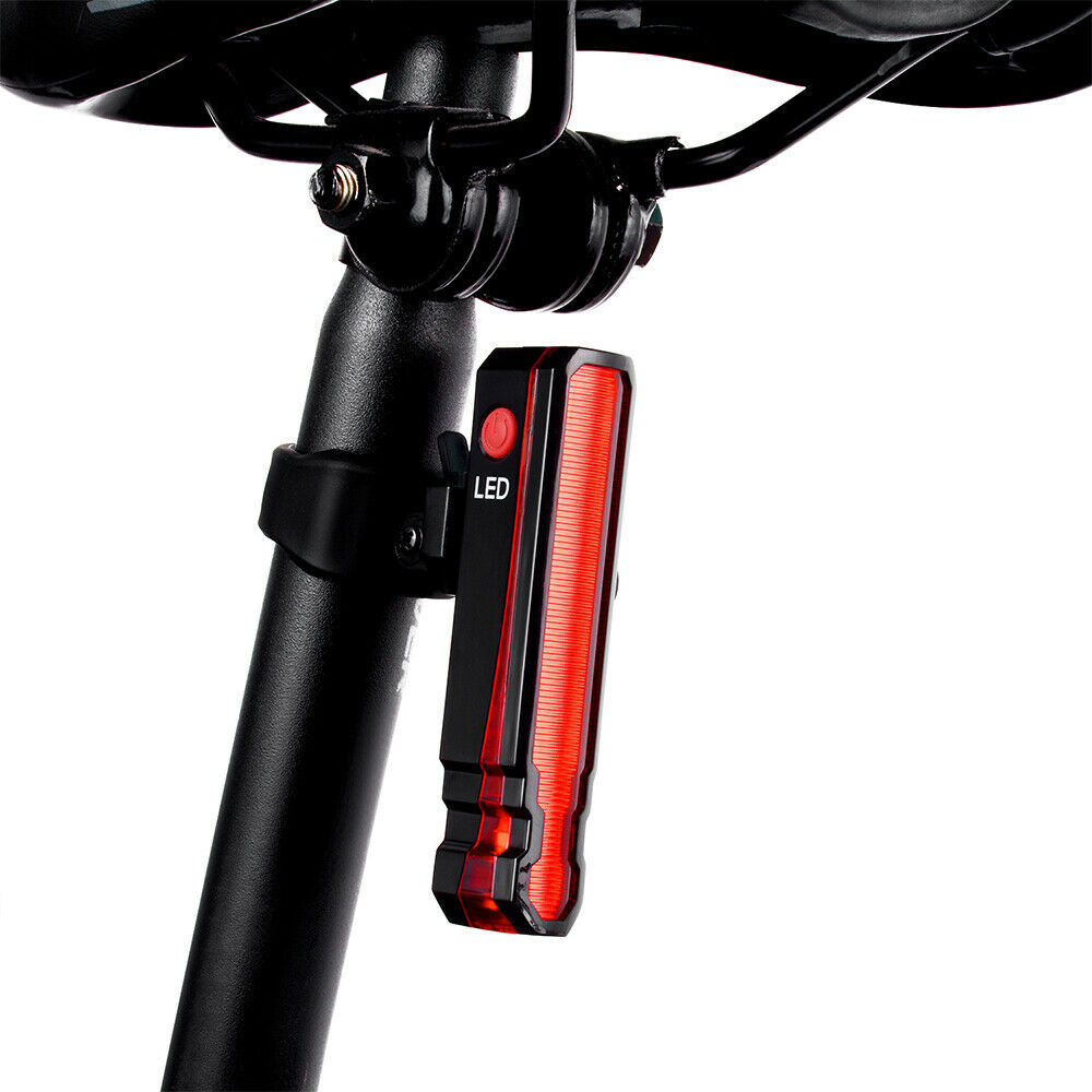Bike Laser+ 5 LED Lamp Light Rear Flashing Cycling Bicycle Tail Safety Warning