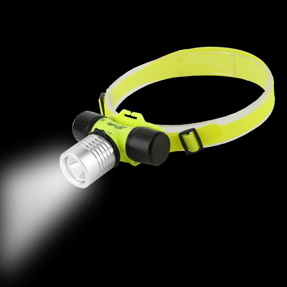 Underwater Flashlight Torch XPE LED Diving Head Light Waterproof Diving Lamp