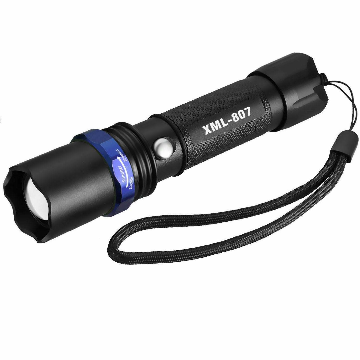 Tactical Police Zoomable 90000Lumens T6 3Modes LED Flashlight Aluminum Torch