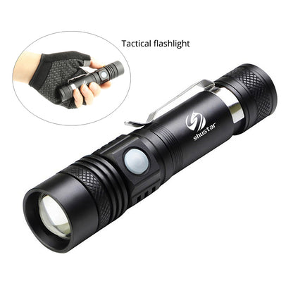 Ultra Bright LED Flashlight With XP-L T6 LED lamp beads Waterproof Torch
