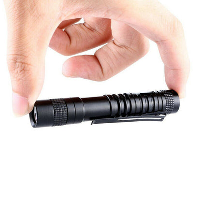 Mini linterna de bolsillo portátil, antorcha táctica con luz LED CREE XPE