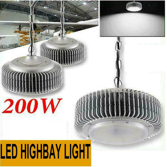 LED High Bay Light 200W Watt Warehouse Industrial Led Shop Light Fixture 24000LM