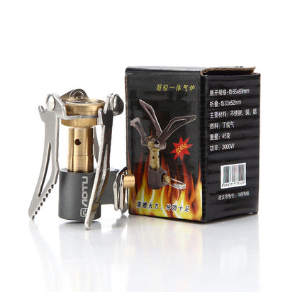 Ultralight Mini Portable Backpacking Gas Canister Outdoor Camp Stove Burner