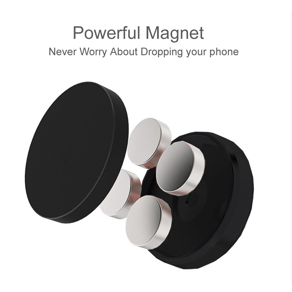 Soporte magnético para coche, adhesivo Universal extrafino para salpicadero plano, Smartphone