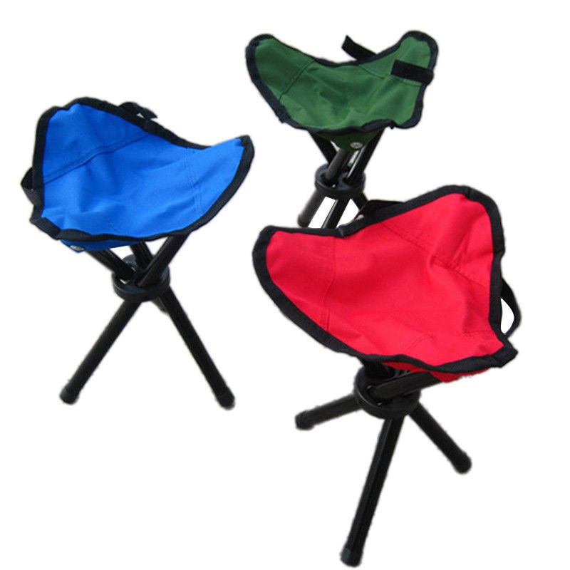 Large Three-legged Stool Fishing Stool Outdoor Portable Folding Portable Chair