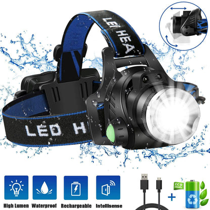Camping LED Headlight CREE T6 Headlamp Torch Flashlight