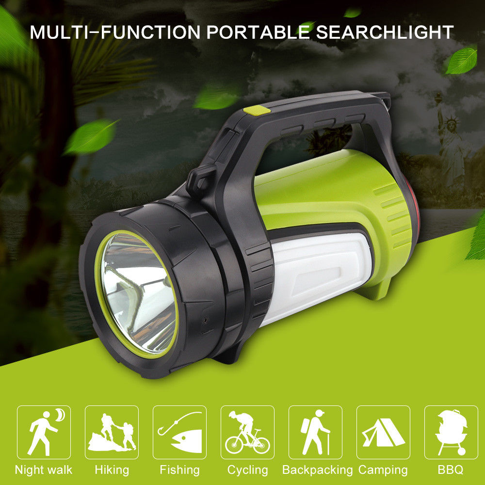 34 LEDs Cordless Spotlight Flashlight Marine Hunting Fishing Torch Survival Tool