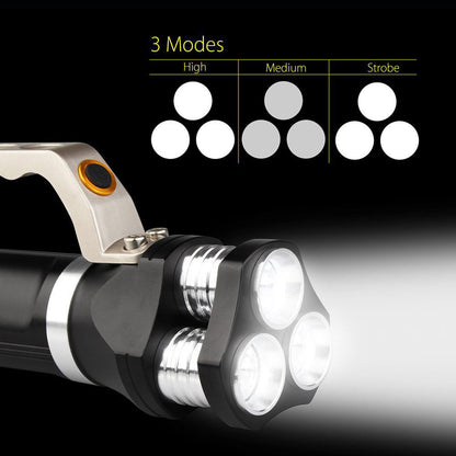 90000LM 3T6 Spotlight Torch LED 3Modes Led Flashlight Light