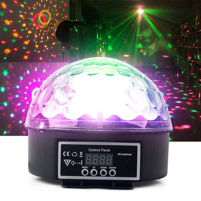 30W Disco Stage Lighting Digital DMX512 LED RGB Crystal Magic Ball Effect Light