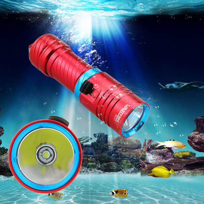 10000LM XM-L2 LED buceo submarino linterna antorcha luz bajo el agua 100M