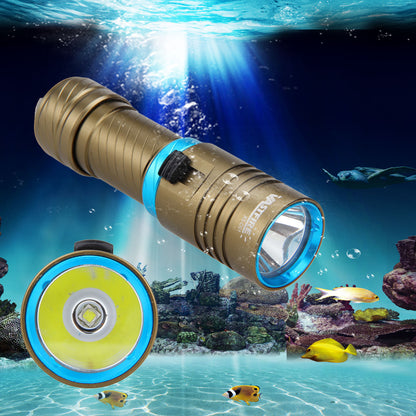 10000LM XM-L2 LED Scuba Underwater Diving Flashlight Torch Light Underwater 100M