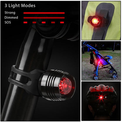 Super Bright USB Led Bike Bicycle Light Rechargeable Headlight