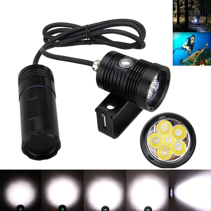 Underwater 150M 10000LM 6x XM-L2 LED Scuba Diving Flashlight Torch Light
