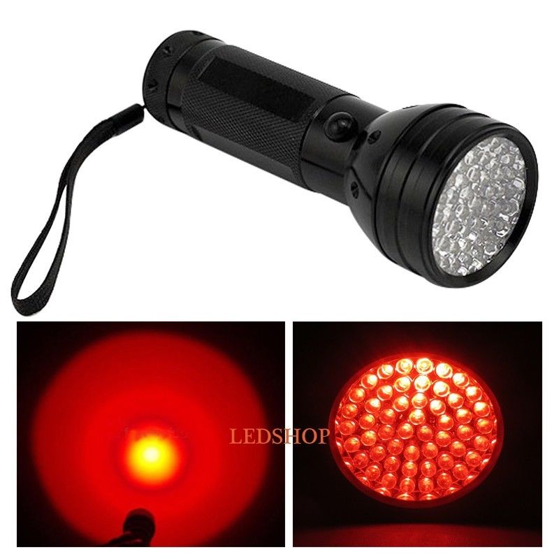 51LED Red Light Flashlight Torch for Astronomy & Navigation & Night Vision