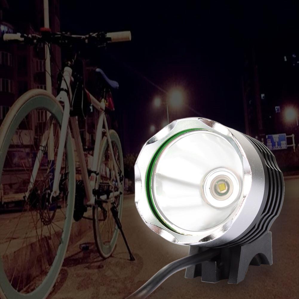 Waterproof 1800Lumen Bicycle T6 DC LED Headlight Bike Front Light Headlamp