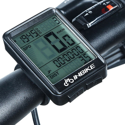 Ordenador para bicicleta LCD resistente al agua, velocímetro inalámbrico para bicicleta, odómetro para bicicleta