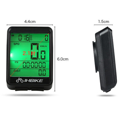 Waterproof LCD Bike Computer Wireless Bicycle Speedometer Bike Odometer
