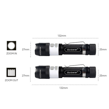 Tactical 12000LM 3-Mode T6 LED USB Rechargeable Flashlight Lantern