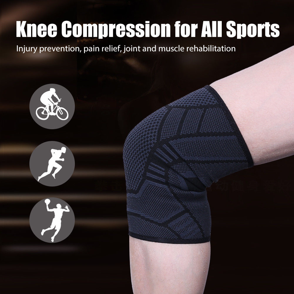 1 Pair Knee Patella Support Arthritis Wraps Compression Sleeve