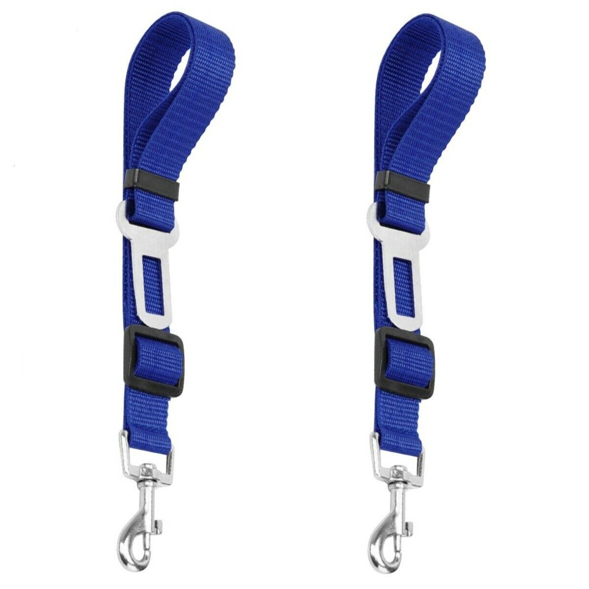 2 Pack Cat Dog Pet Safety Seat belt Clip for Car Vehicle Adjustable Harness Lead belt