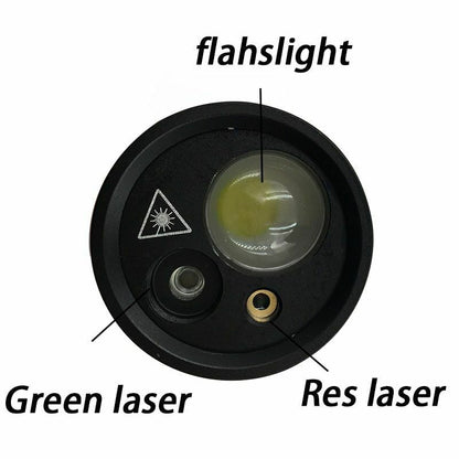 LED Strong Light Charging Long-Range Zoom Outdoor Home Laser Light