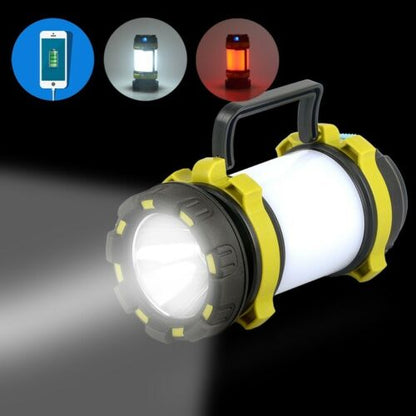 Luz de Camping Linterna portátil de Emergencia LED Luz de Camping USB Multifuncional
