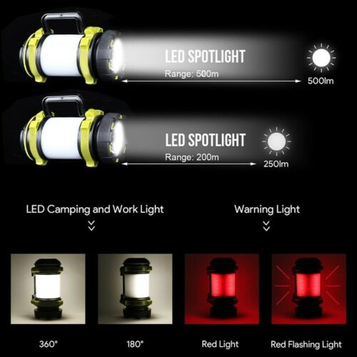 Camping Light Emergency Portable Flashlight LED Multifunctional USB Camping Light
